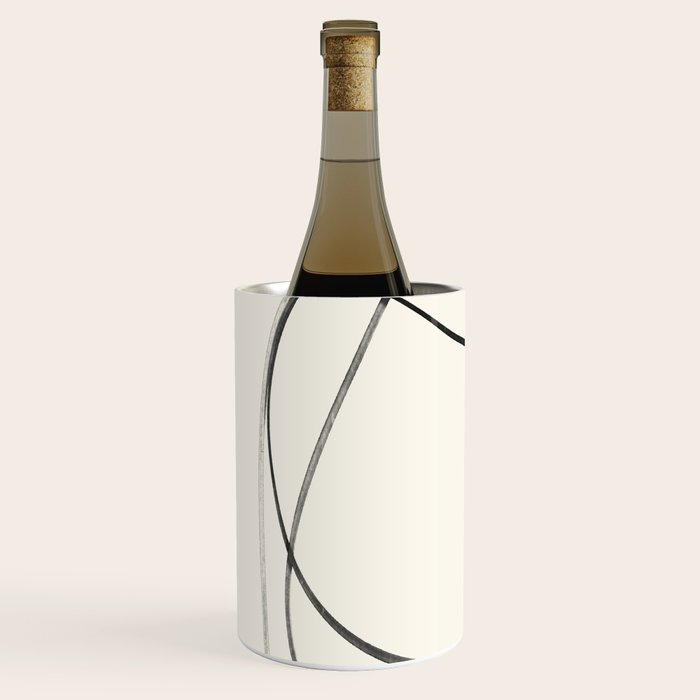 Minimal Abstract Line Art Wine Chiller Gallery Image 2