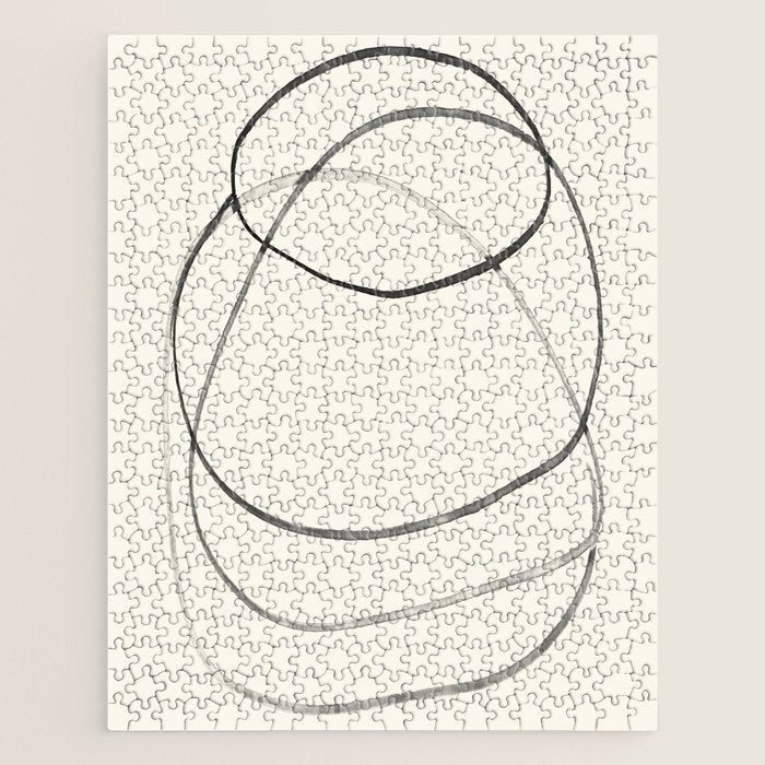 Minimal Abstract Line Art Jigsaw Puzzle Gallery Image 1