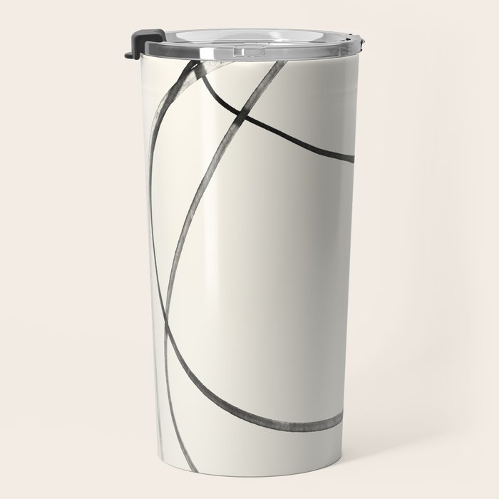 Minimal Abstract Line Art Travel Mug Gallery Image 3