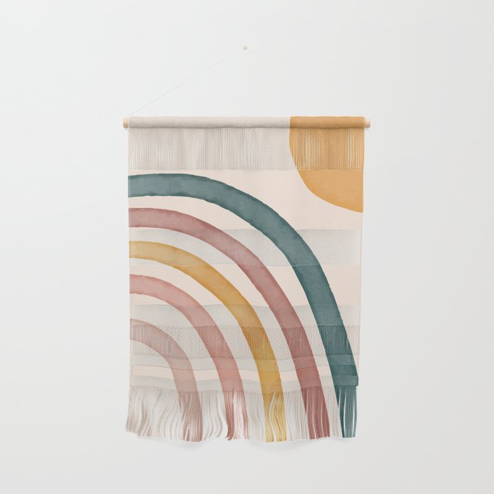 Abstract Colors of the Rainbow Wall Hanging Gallery Image 1