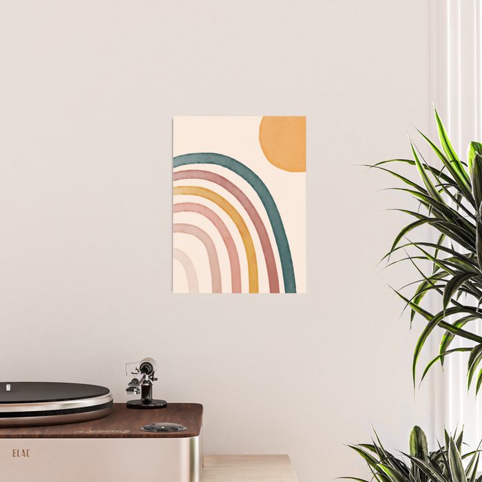 Abstract Colors of the Rainbow Poster Gallery Image 2