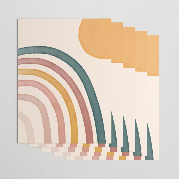 Abstract Colors of the Rainbow Wrapping Paper Gallery Image 3