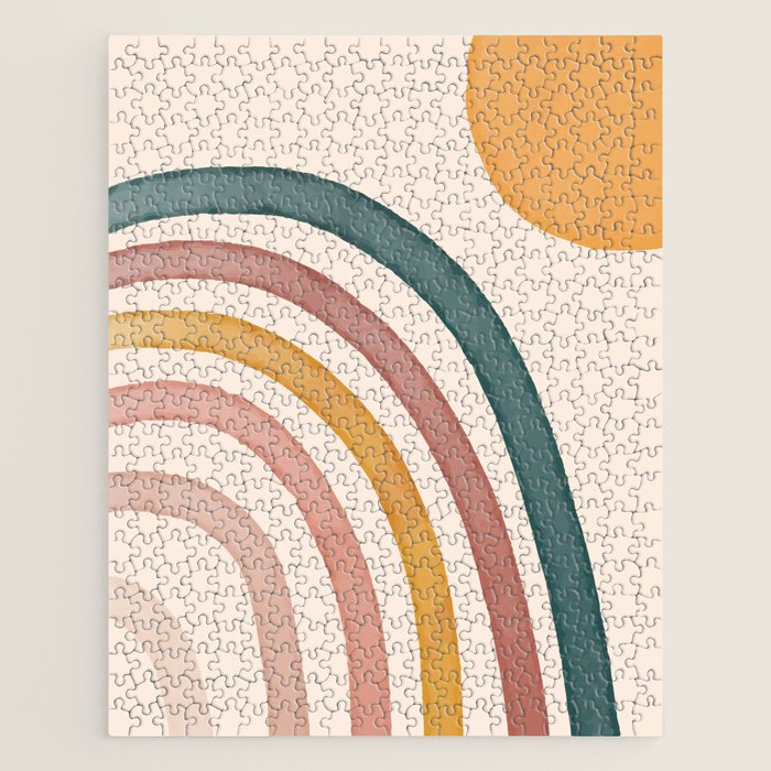 Abstract Colors of the Rainbow Jigsaw Puzzle Gallery Image 1