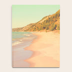 Pastel Beach Bliss - lake michigan summer travel photograph Notebook Gallery Image 4
