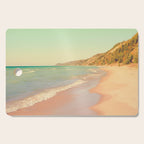 Pastel Beach Bliss - lake michigan summer travel photograph Cutting Board Gallery Image 1