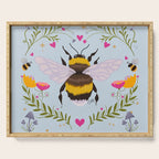 Bumblebee Garden Serving Tray Gallery Image 1