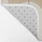 Minimal Geometric Shapes 76 Bath Mat Gallery Image 2