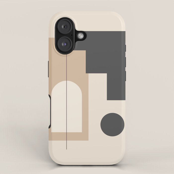 Minimal Geometric Shapes 76 iPhone Case Gallery Image 1