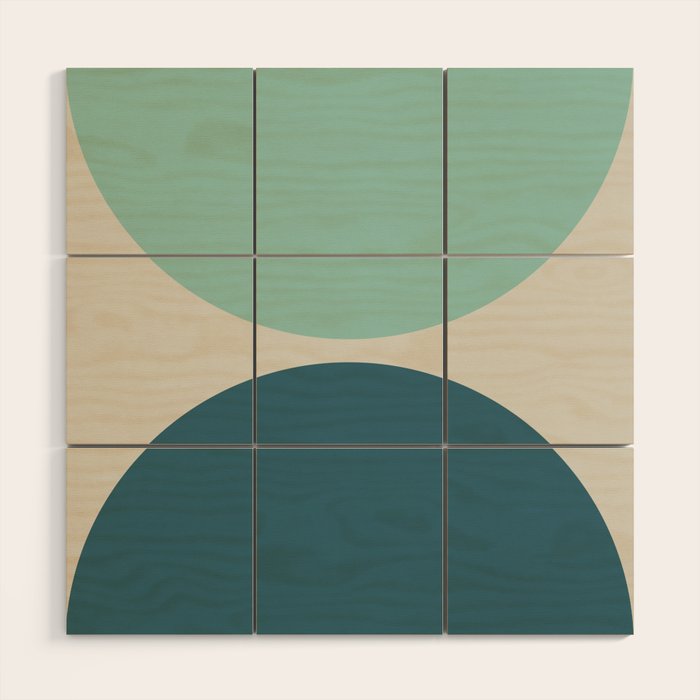 Abstract Geometric 22 Wood Wall Art Gallery Image 1