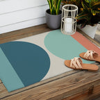 Abstract Geometric 22 Outdoor Rug Gallery Image 2