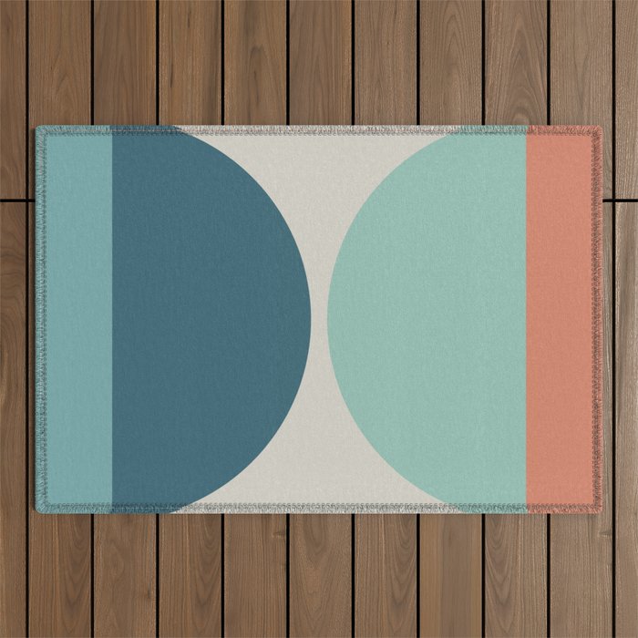 Abstract Geometric 22 Outdoor Rug Gallery Image 1