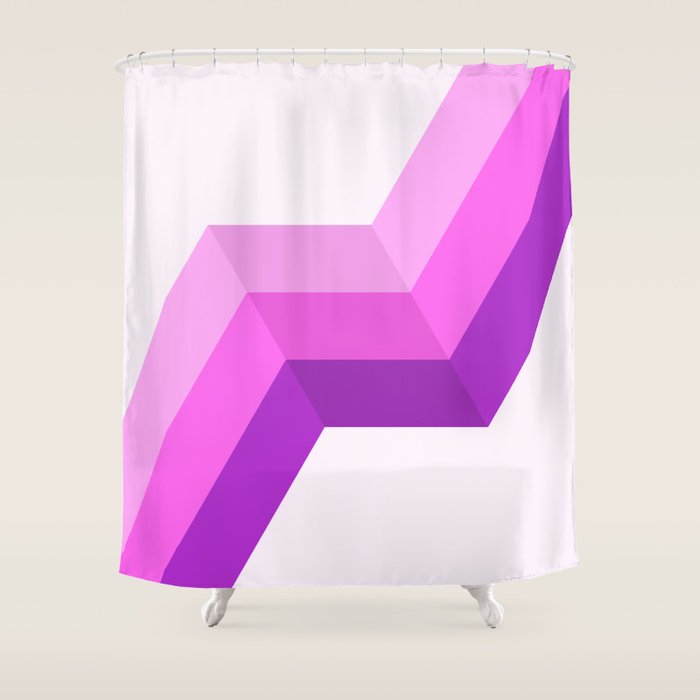 Retro 09E Shower Curtain Gallery Image 1