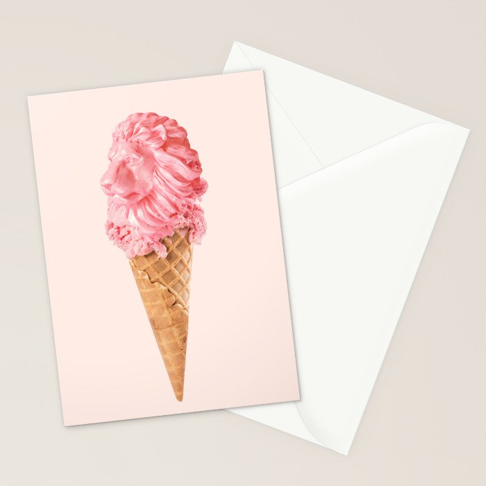 THE LION CREAM Stationery Card Gallery Image 2