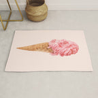 THE LION CREAM Rug Gallery Image 1