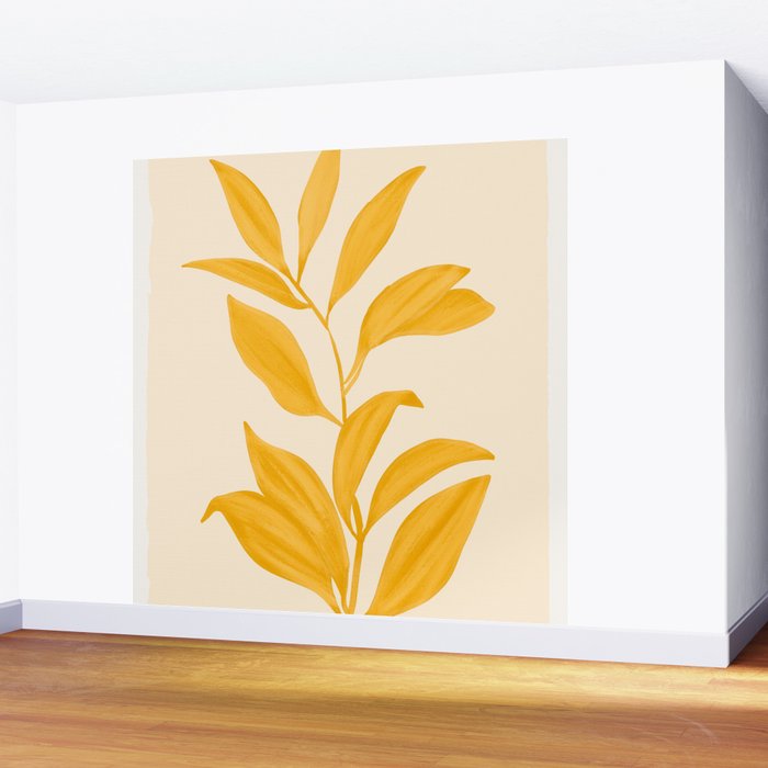 Abstract Art /Minimal Plant 80 Wall Mural Gallery Image 2