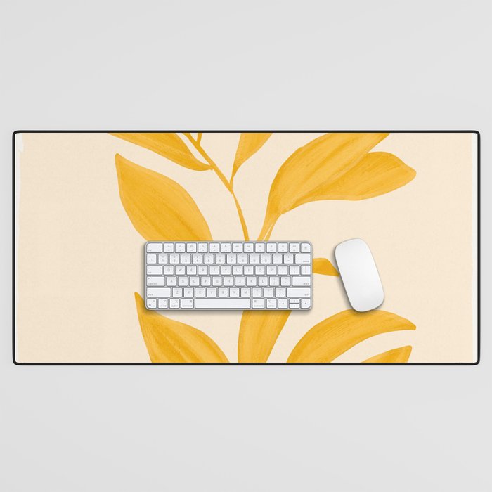 Abstract Art /Minimal Plant 80 Desk Mat Gallery Image 1