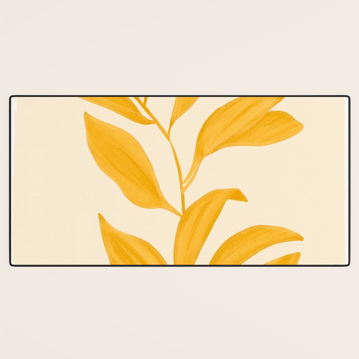 Abstract Art /Minimal Plant 80 Desk Mat Gallery Image 3