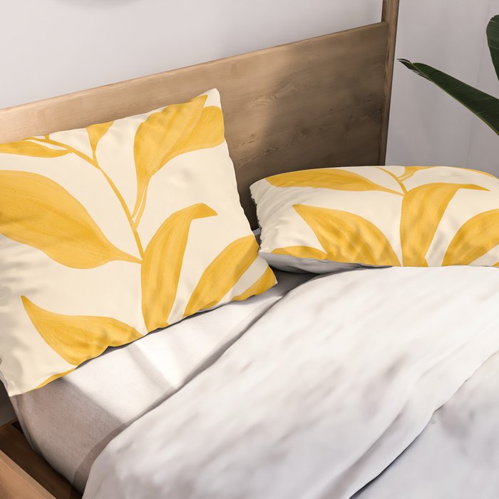Abstract Art /Minimal Plant 80 Pillow Sham Gallery Image 2