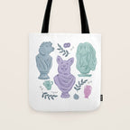 Ancient Greek Dogs Statue Art  Tote Bag Gallery Image 1