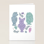 Ancient Greek Dogs Statue Art  Stationery Card Gallery Image 2