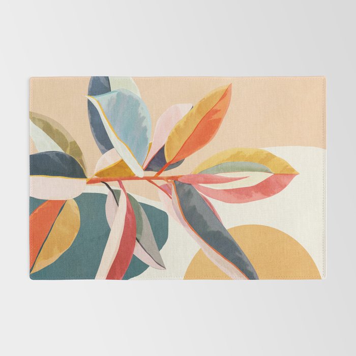 Colorful Branching Out 05 Rug Gallery Image 2