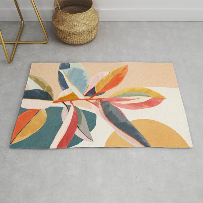 Colorful Branching Out 05 Rug Gallery Image 1