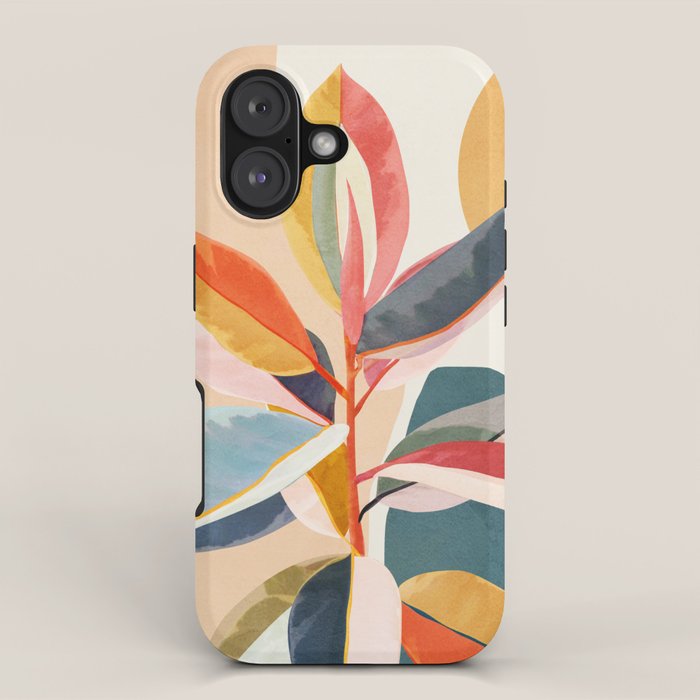 Colorful Branching Out 05 iPhone Case Gallery Image 1