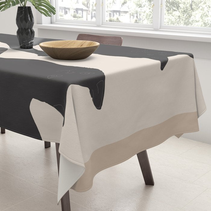 The Abstract Black Cats Tablecloth Gallery Image 3