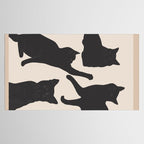 The Abstract Black Cats Tablecloth Gallery Image 2