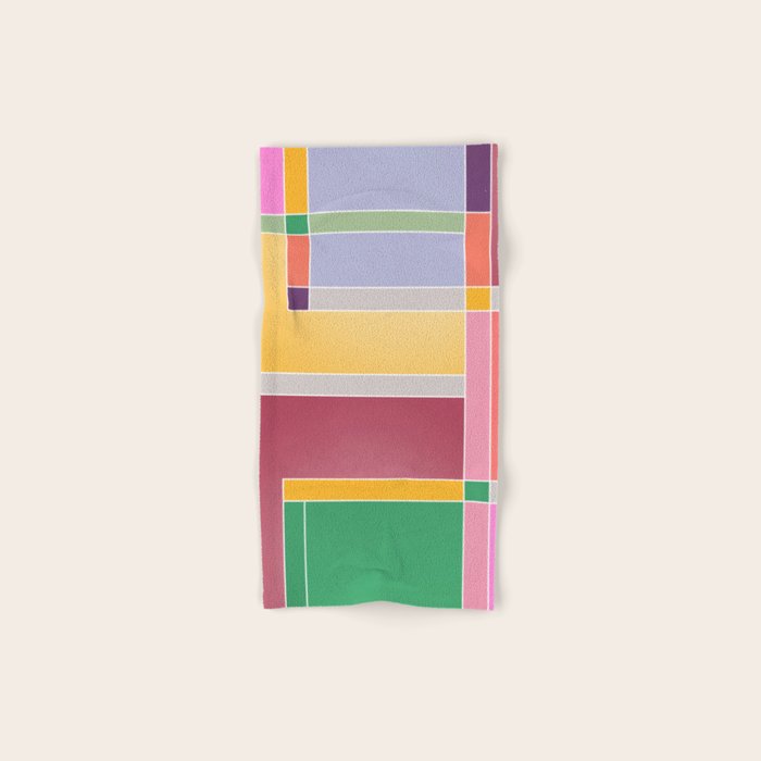 Minimal Geometric Abstraction 71 Bath Towel Gallery Image 1