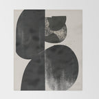 Modern Organic Forms Throw Blanket Gallery Image 2