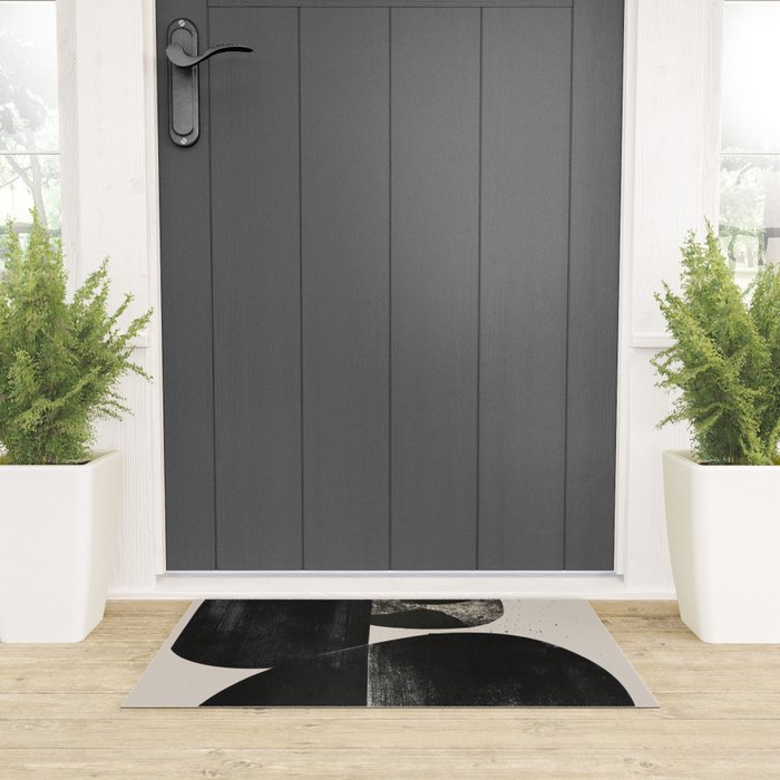 Modern Organic Forms Welcome Mat Gallery Image 3