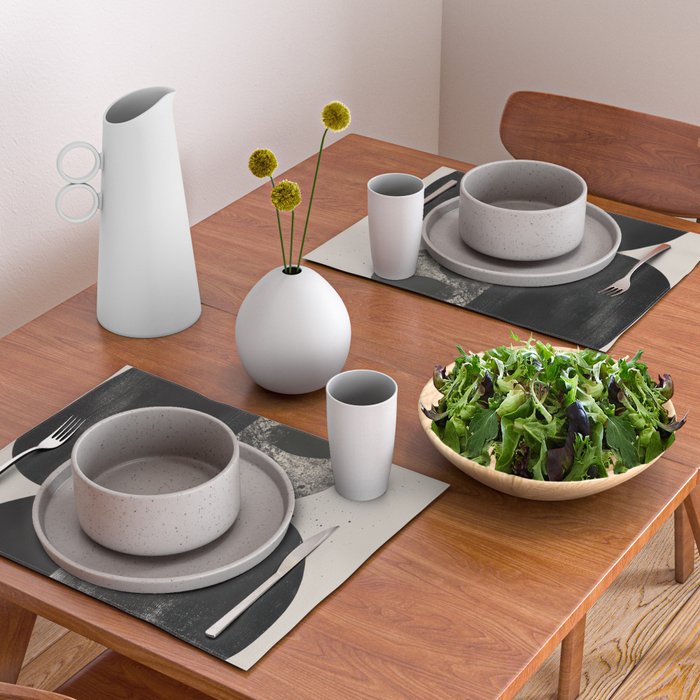 Modern Organic Forms Placemat Gallery Image 2