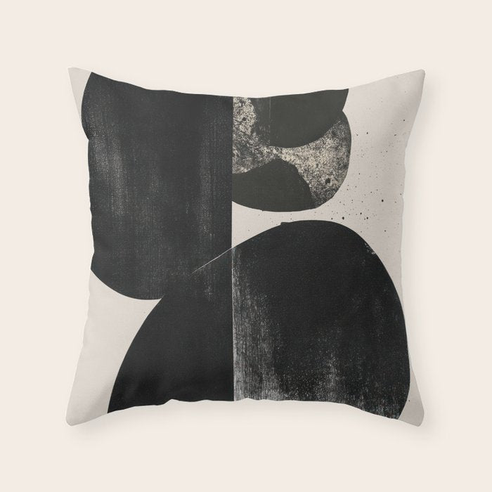 Modern Organic Forms Throw Pillow Gallery Image 6