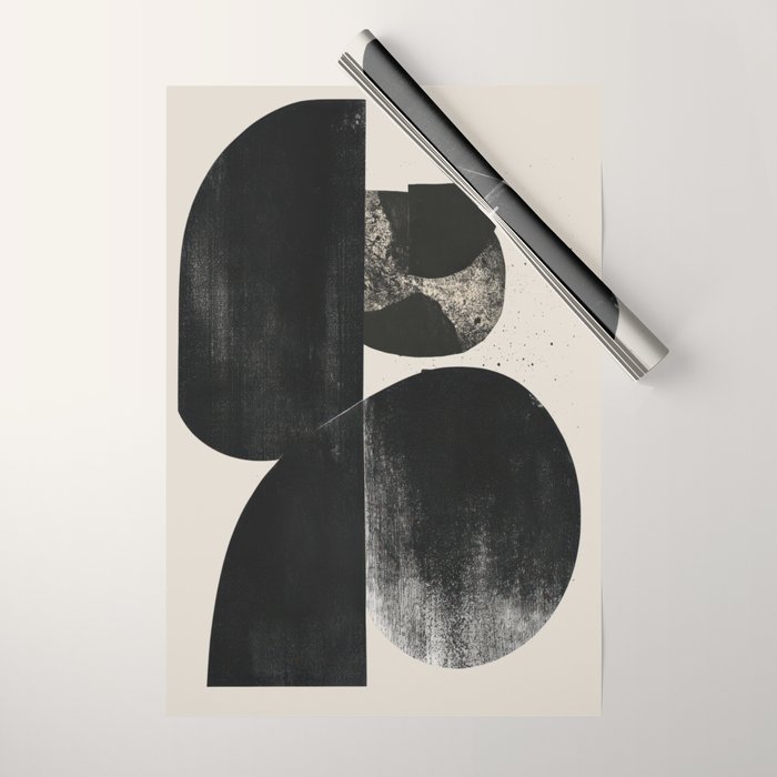 Modern Organic Forms Wrapping Paper Gallery Image 1