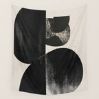 Modern Organic Forms Wall Tapestry Gallery Image 4