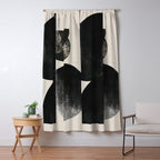 Modern Organic Forms Window Curtain Gallery Image 5