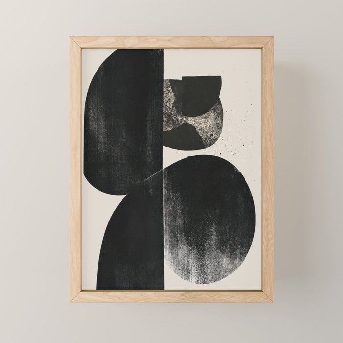 Modern Organic Forms Mini Art Print Gallery Image 1