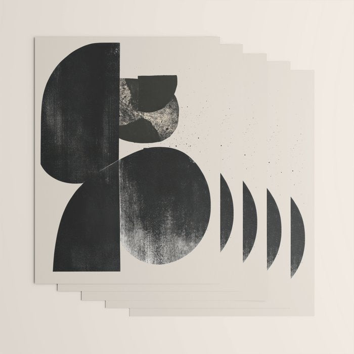 Modern Organic Forms Wrapping Paper Gallery Image 3