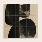 Modern Organic Forms Wood Wall Art Gallery Image 1