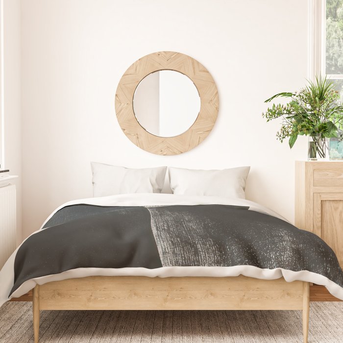 Modern Organic Forms Duvet Cover Gallery Image 3