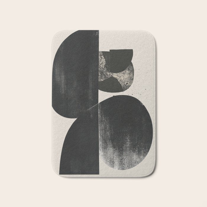 Modern Organic Forms Bath Mat Gallery Image 1