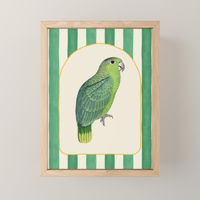 Flamboyant Parrot Mini Art Print Gallery Image 1
