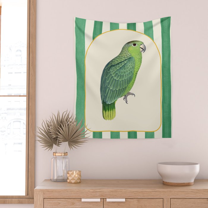 Flamboyant Parrot Wall Tapestry Gallery Image 2