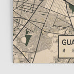 Guadalajara City Map of Jalisco, Mexico - Vintage Poster Gallery Image 3
