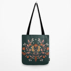 Dancing tigers in flowers field  Tote Bag Gallery Image 2