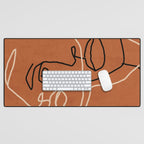 Abstract Face 6/3 Desk Mat Gallery Image 1