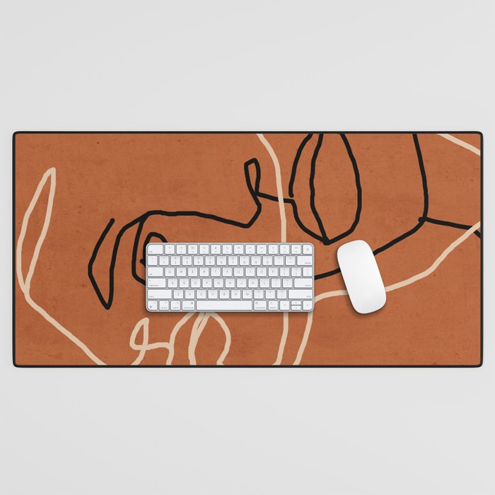 Abstract Face 6/3 Desk Mat Gallery Image 1