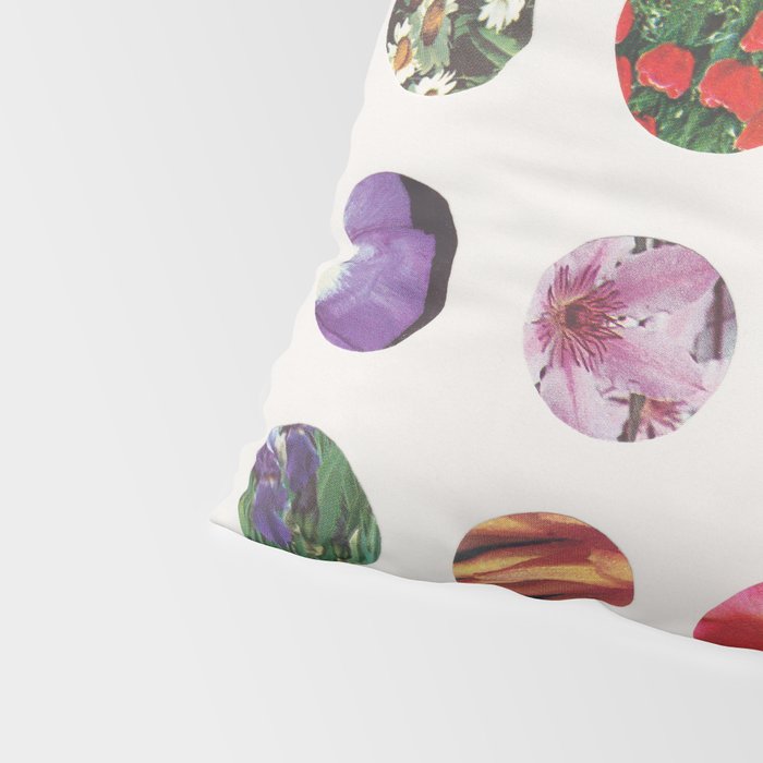 Floral Circles / Paper Pattern Pillow Sham Gallery Image 4