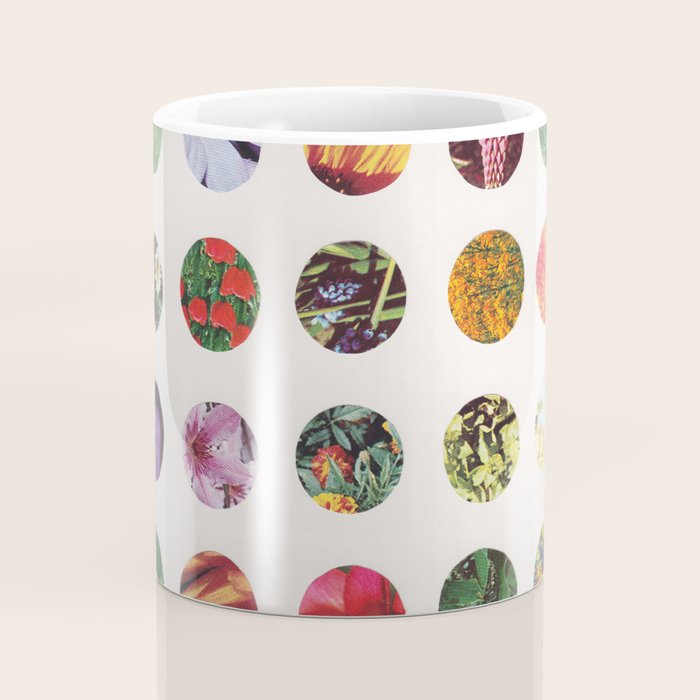 Floral Circles / Paper Pattern Coffee Mug Gallery Image 4